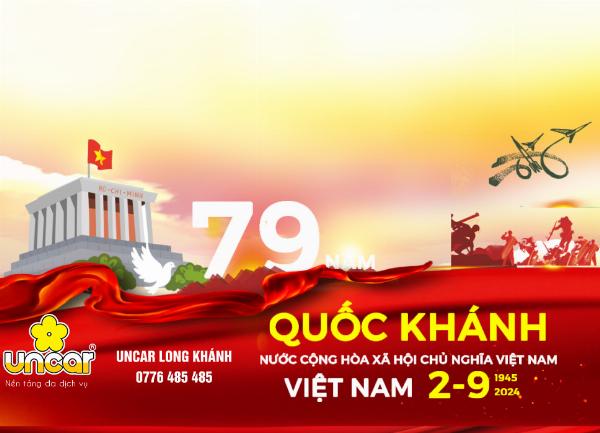 Taxi Long Khánh - Chào mừng ngày Quốc Khánh 2-9